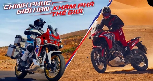 Honda Africa Twin 2026 đổi áo mới, giá cao nhất lên đến 620,99 triệu đồng